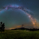 Illustration for article titled The Milky Way arching over Devils Tower